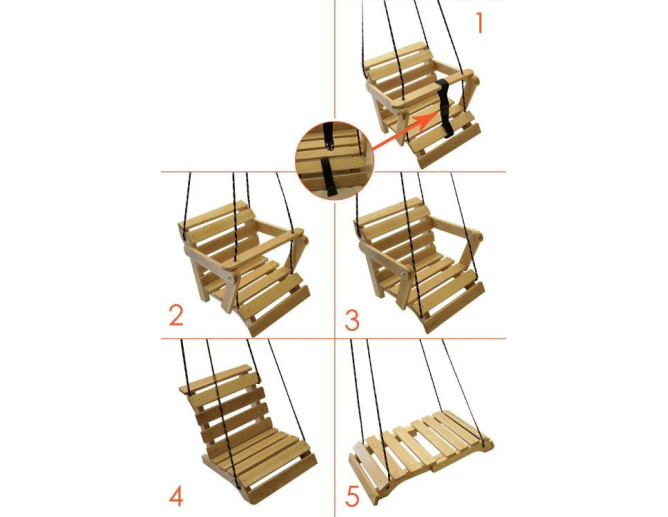 Kinderschaukel Babyschaukel NATURAL... Kinderschaukel Babyschaukel NATURAL...