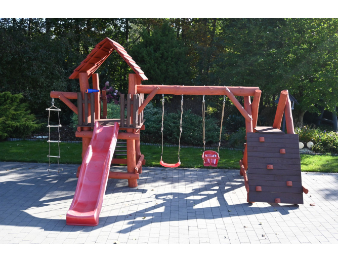 Massivholz Spielturm THEO... Massivholz Spielturm THEO...