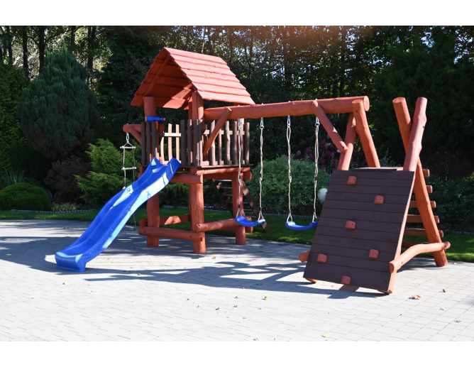 Massivholz Spielturm THEO... Massivholz Spielturm THEO...