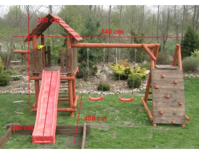 Massivholz Spielturm THEO... Massivholz Spielturm THEO...