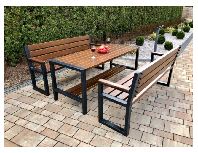 Gartenmöbel Set MODERN 4 Sitzgruppen...