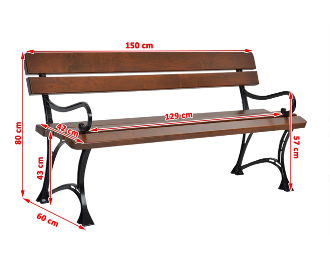 Gartenbank ROYAL 2 Bank aus Erlenholz Gartenbank ROYAL 2 Bank aus Erlenholz