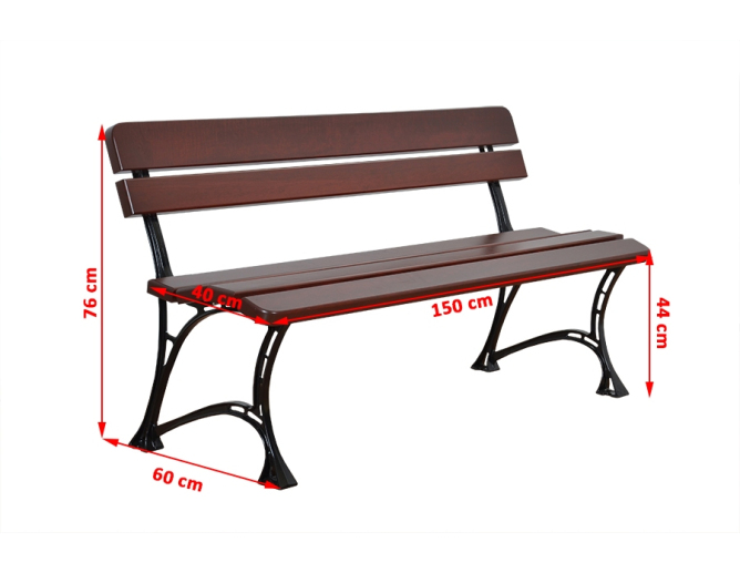 Gartenbank ROYAL 1 Bank aus Erlenholz Gartenbank ROYAL 1 Bank aus Erlenholz