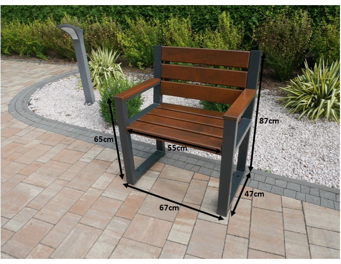 Gartenstuhl MODERN 3 Stuhl aus... Gartenstuhl MODERN 3 Stuhl aus...