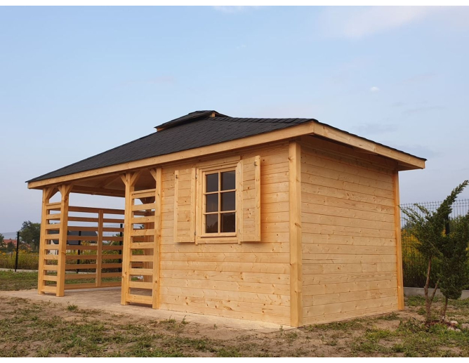 Gartenpavillon aus Holz GREGOR I mit... Gartenpavillon aus Holz GREGOR I mit...