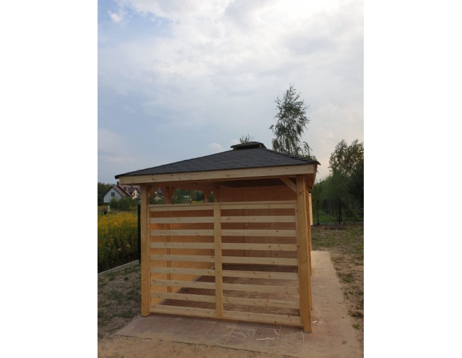 Gartenpavillon aus Holz GREGOR II 15 m² Gartenpavillon aus Holz GREGOR II 15 m²