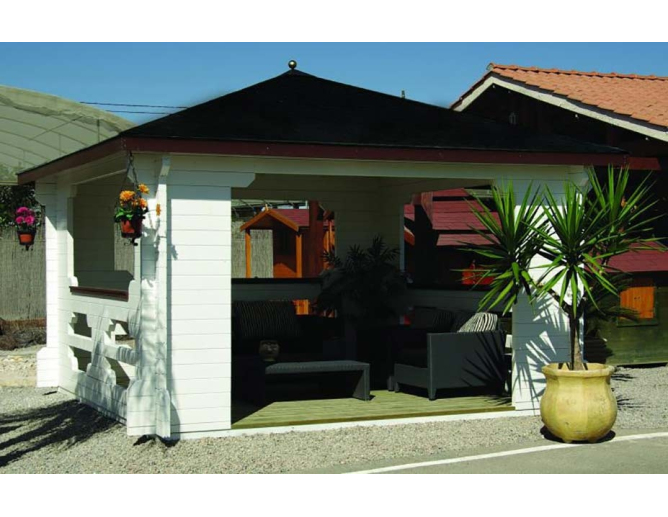 Gartenpavillon aus Holz IBIZA 14,5 m² Gartenpavillon aus Holz IBIZA 14,5 m²