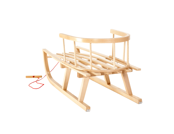 Schlitten COMFORT Holzschlitten mit... Schlitten COMFORT Holzschlitten mit...