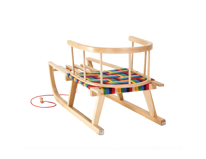 Schlitten COMFORT COLOR Holzschlitten... Schlitten COMFORT COLOR Holzschlitten...