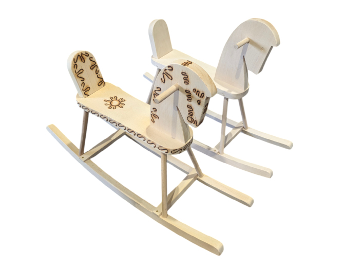 Schaukelpferd aus Buchenholz Handwerk... Schaukelpferd aus Buchenholz Handwerk...