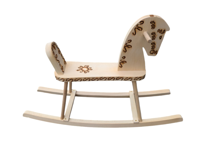 Schaukelpferd aus Buchenholz Handwerk... Schaukelpferd aus Buchenholz Handwerk...