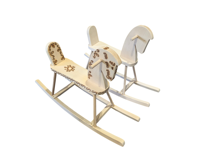 Schaukelpferd aus Buchenholz Handwerk... Schaukelpferd aus Buchenholz Handwerk...