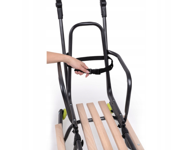 Schlitten aus Metall Blau mit... Schlitten aus Metall Blau mit...