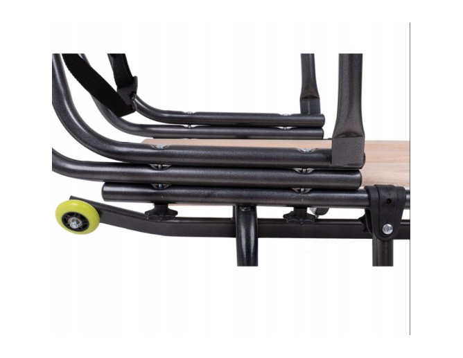 Schlitten aus Metall Rot mit... Schlitten aus Metall Rot mit...