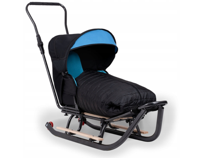 Schlitten aus Metall Rot mit... Schlitten aus Metall Rot mit...