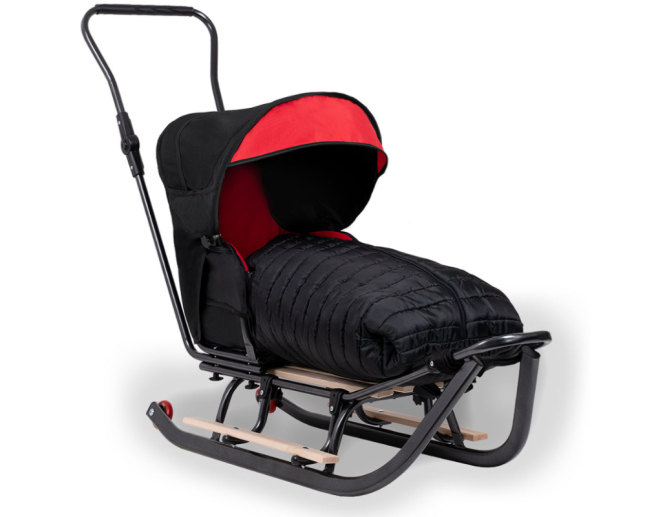 Schlitten aus Metall Rosa mit... Schlitten aus Metall Rosa mit...