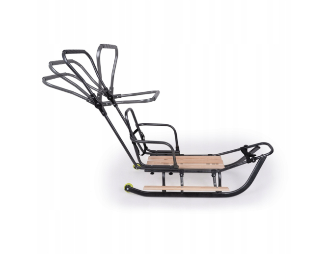 Schlitten aus Metall Blau mit... Schlitten aus Metall Blau mit...