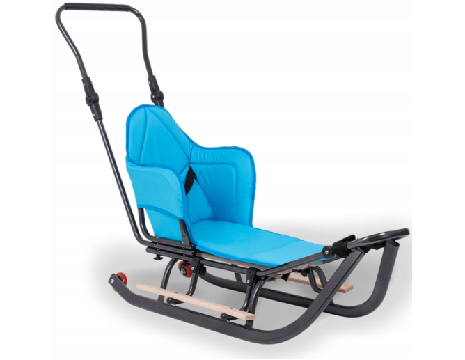 Schlitten aus Metall Schwarz mit... Schlitten aus Metall Schwarz mit...