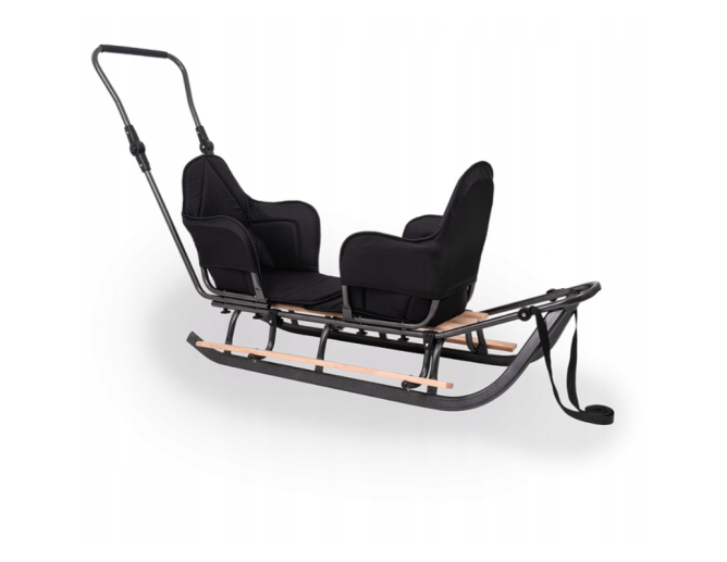 Doppelschlitten aus Metall Schwarz... Doppelschlitten aus Metall Schwarz...