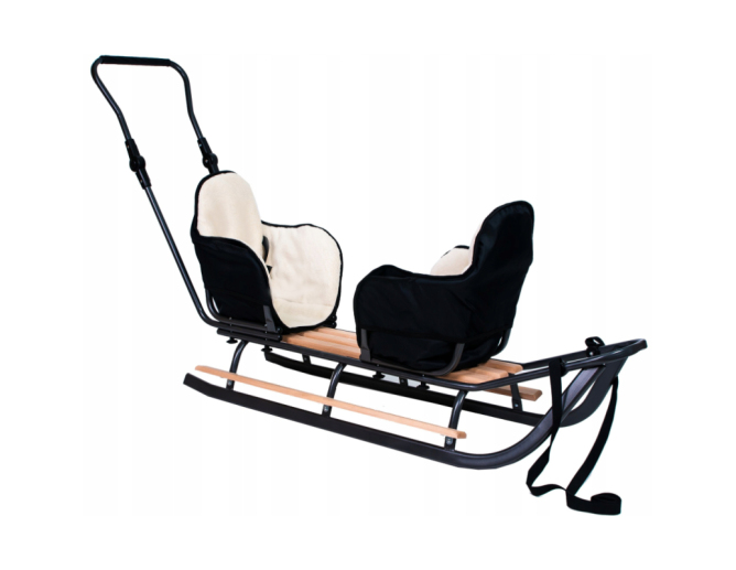 Doppelschlitten aus Metall Schwarz... Doppelschlitten aus Metall Schwarz...