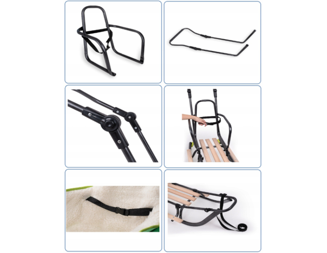 Doppelschlitten aus Metall Schwarz... Doppelschlitten aus Metall Schwarz...