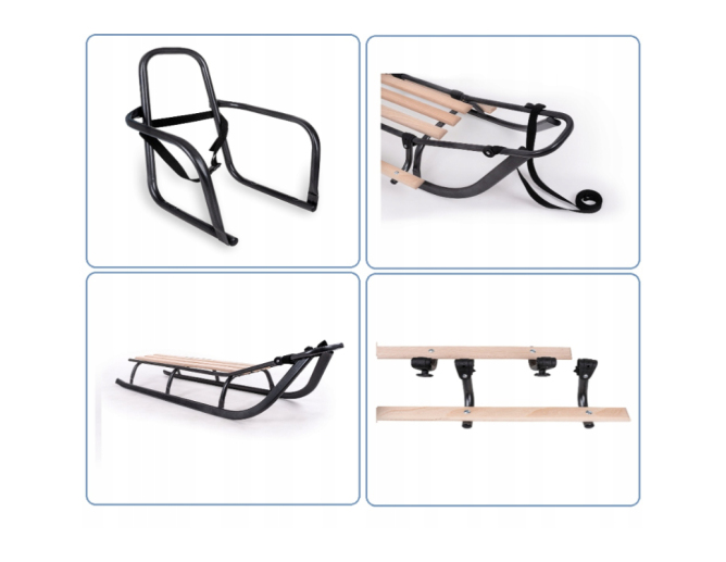 Doppelschlitten aus Metall Schwarz... Doppelschlitten aus Metall Schwarz...