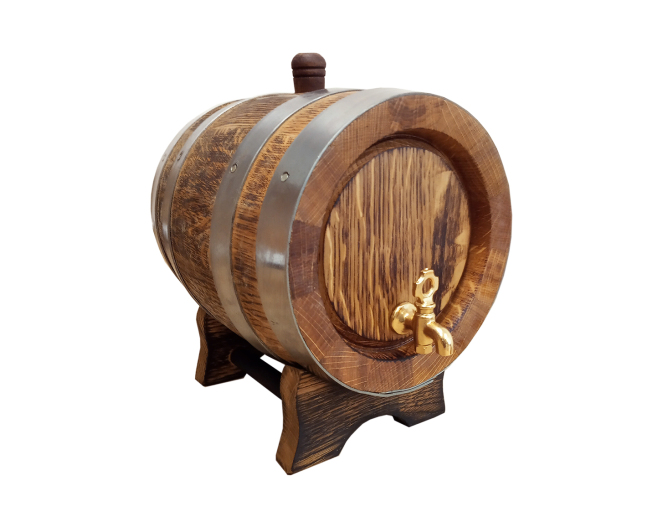 Eichenfass 5 Liter mit Zapfhahn aus...