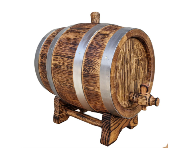 Eichenfass 2 Liter mit Zapfhahn aus...