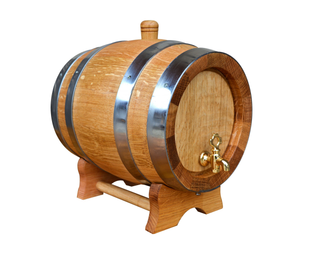Eichenfass 5 Liter mit Zapfhahn aus...