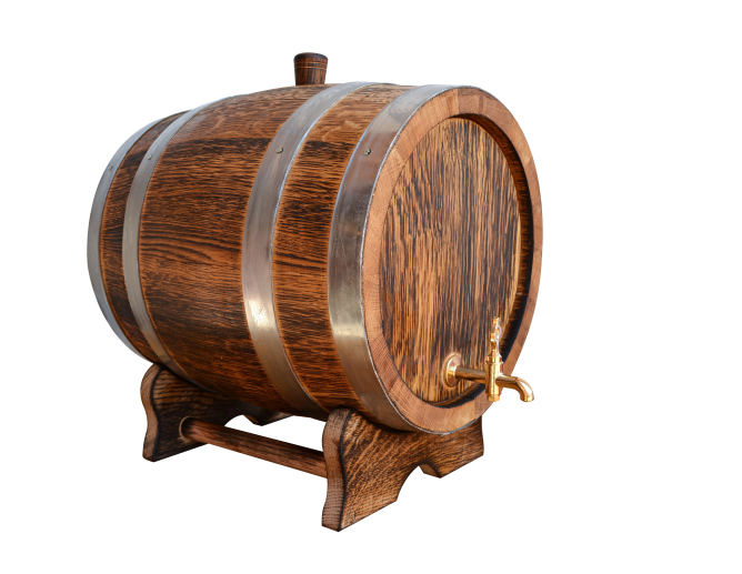 Eichenfass 15 Liter mit Zapfhahn aus...