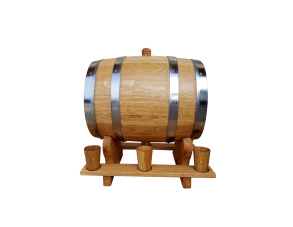 Eichenfass 2 Liter + 6 Holz... 2