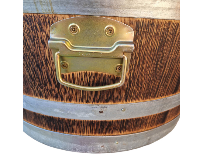 Blumenkübel aus Weinfass aus... Blumenkübel aus Weinfass aus...