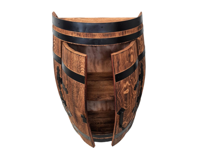 Minibar aus Eichenfass 95 cm Hausbar...