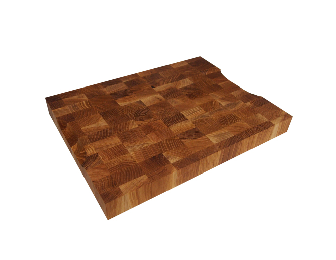 Schneidebrett aus Eichenholz mit...