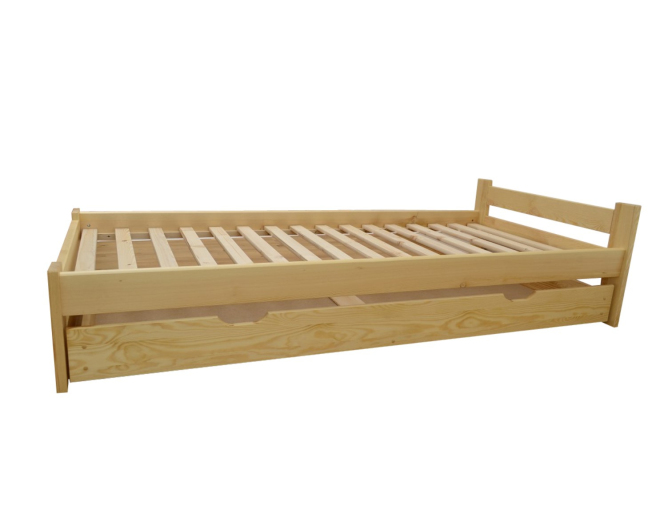 Bett aus Holz KARL Kiefernholzbett +... Bett aus Holz KARL Kiefernholzbett +...