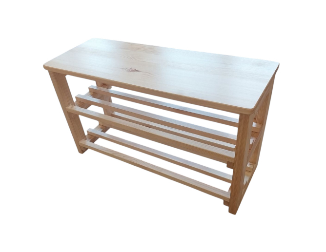 Schuhregal aus Holz JULIA Kiefernholz... Schuhregal aus Holz JULIA Kiefernholz...