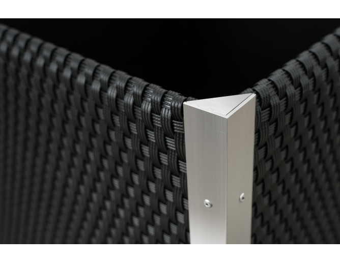 Blumentopf aus Metall TERRA mit... Blumentopf aus Metall TERRA mit...