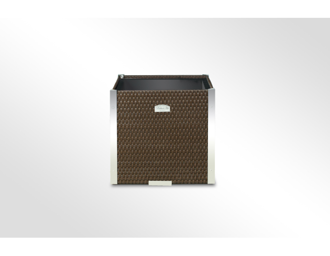 Blumentopf aus Metall TERRA mit... Blumentopf aus Metall TERRA mit...