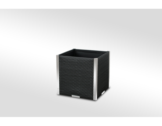 Blumentopf aus Metall TERRA mit... Blumentopf aus Metall TERRA mit...