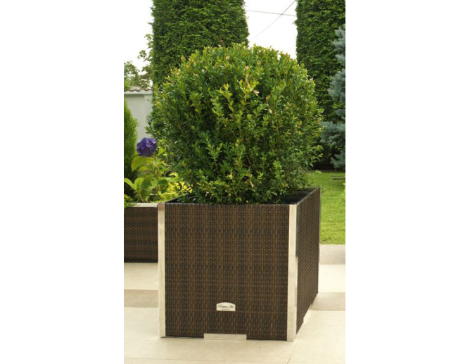 Blumentopf aus Metall TERRA mit... Blumentopf aus Metall TERRA mit...