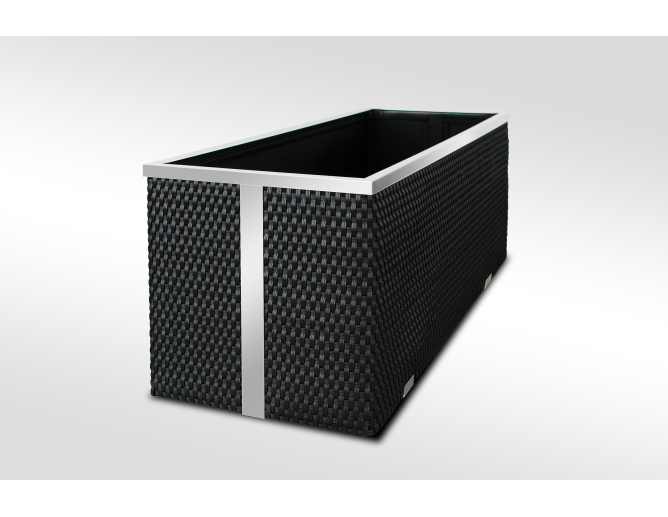 Blumentopf aus Metall FLORA mit... Blumentopf aus Metall FLORA mit...