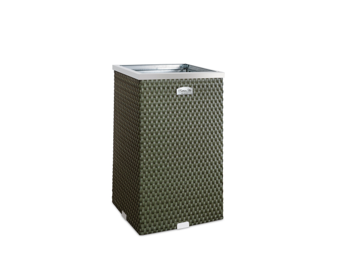 Blumentopf aus Metall VIRIDIA mit...