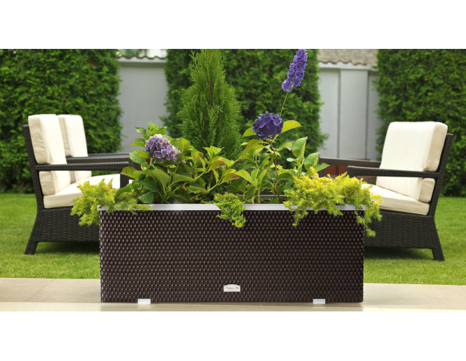 Blumentopf aus Metall SALVIA mit... Blumentopf aus Metall SALVIA mit...