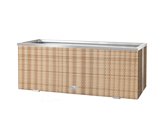 Blumentopf aus Metall SALVIA mit...