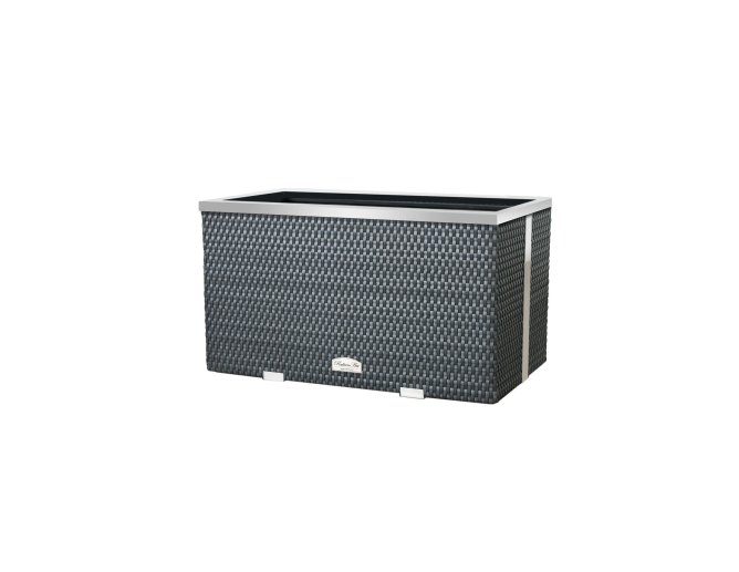Blumentopf aus Metall LIGNUM mit... Blumentopf aus Metall LIGNUM mit...