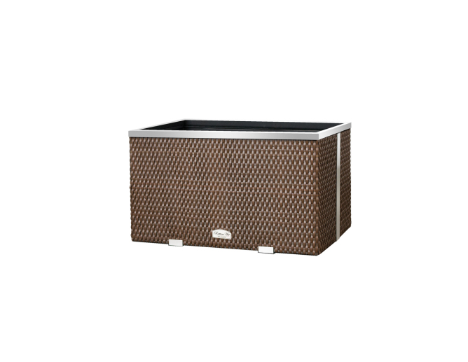 Blumentopf aus Metall LIGNUM mit... Blumentopf aus Metall LIGNUM mit...