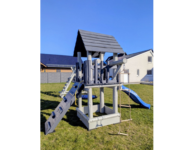 Massivholz Spielturm THEO... Massivholz Spielturm THEO...