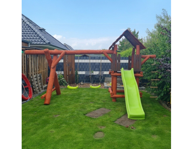 Massivholz Spielturm ANTON... Massivholz Spielturm ANTON...